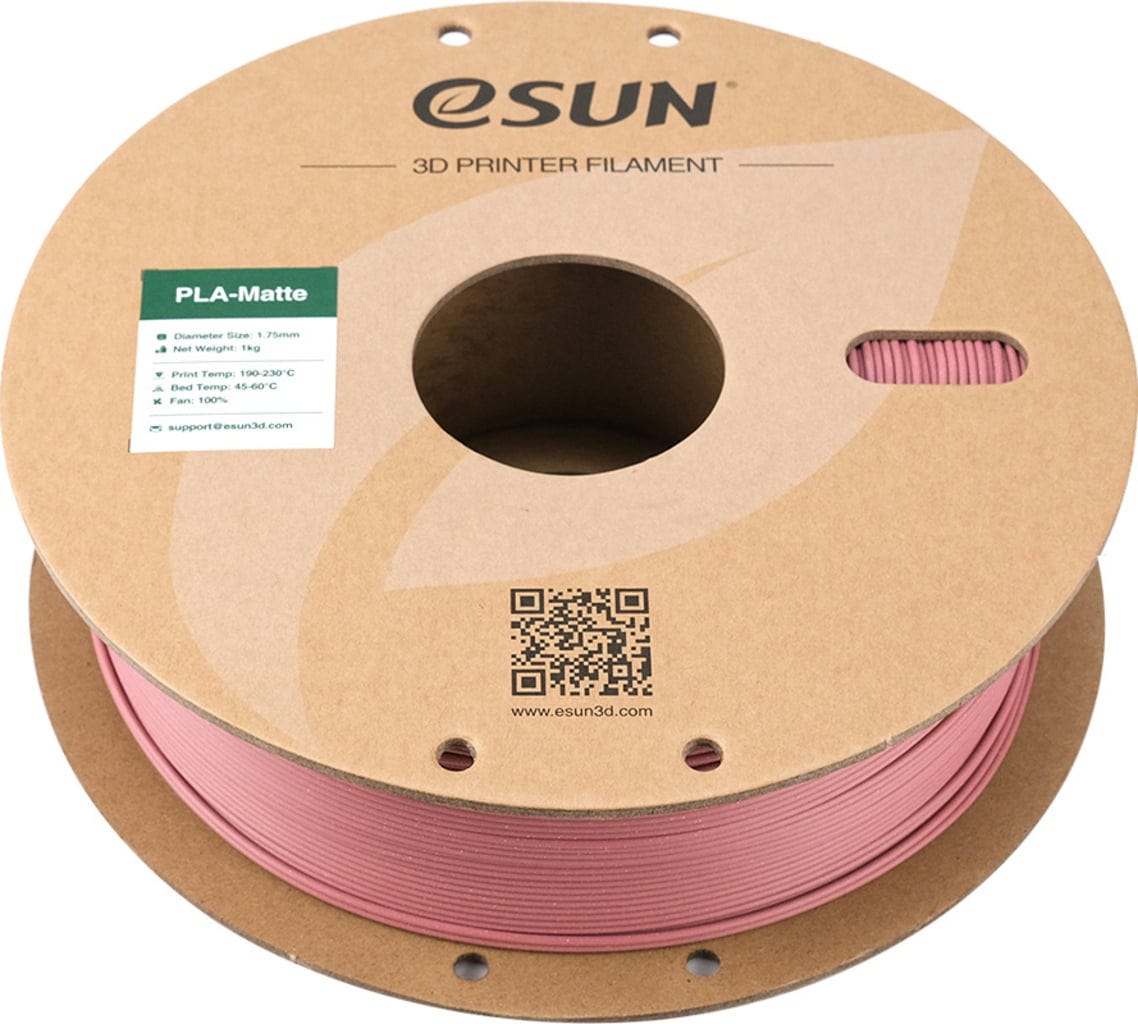 eSUN  PLA-Matte Morandi Purple, 1,75 mm / 1000 g    Kostengünstiges Filament für Modelle mit matter Oberfläche