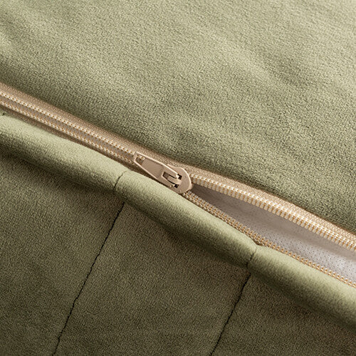 Nobodinoz zitzak chelsea velvet - olive green