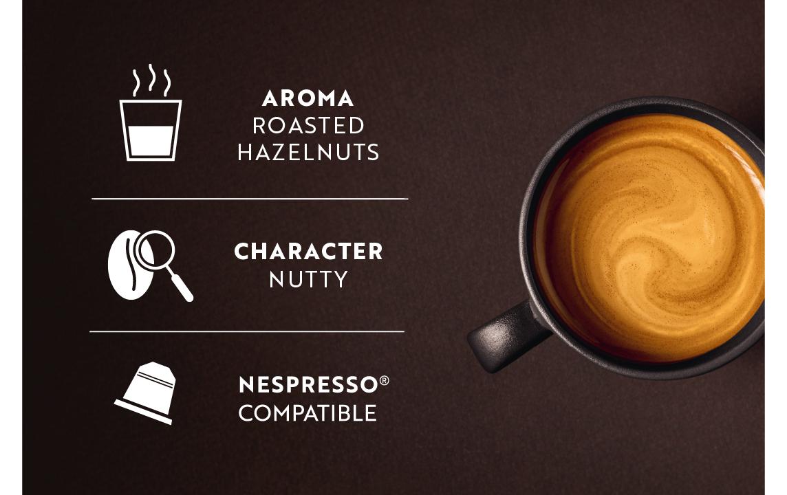 Kaffeekapseln für Nespresso Hazelnut 100 StückKaffeekapseln für Nespresso Maschinen