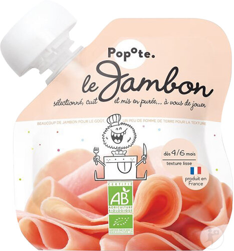 Popote Le Jambon Dès 4/6 Mois 60g