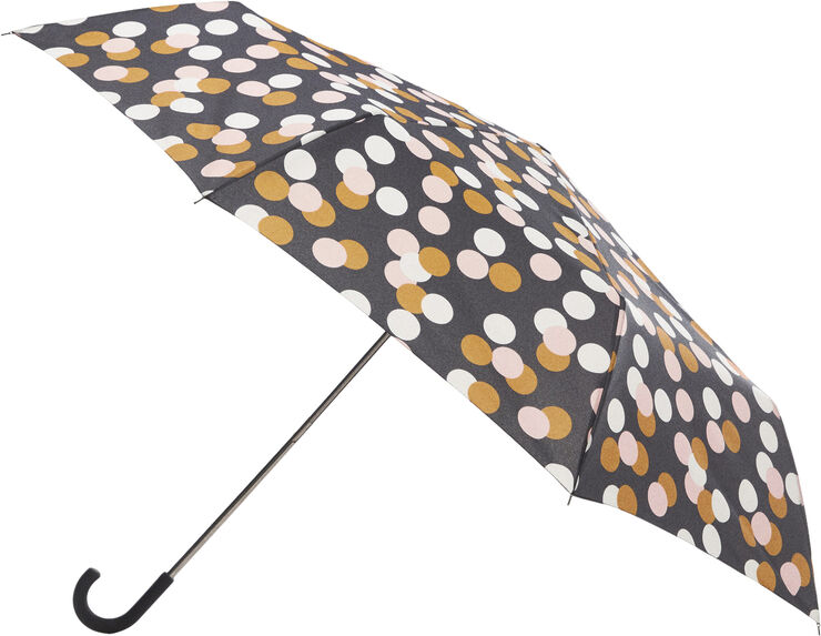 MANGO Polka-dot folding umbrella Navy