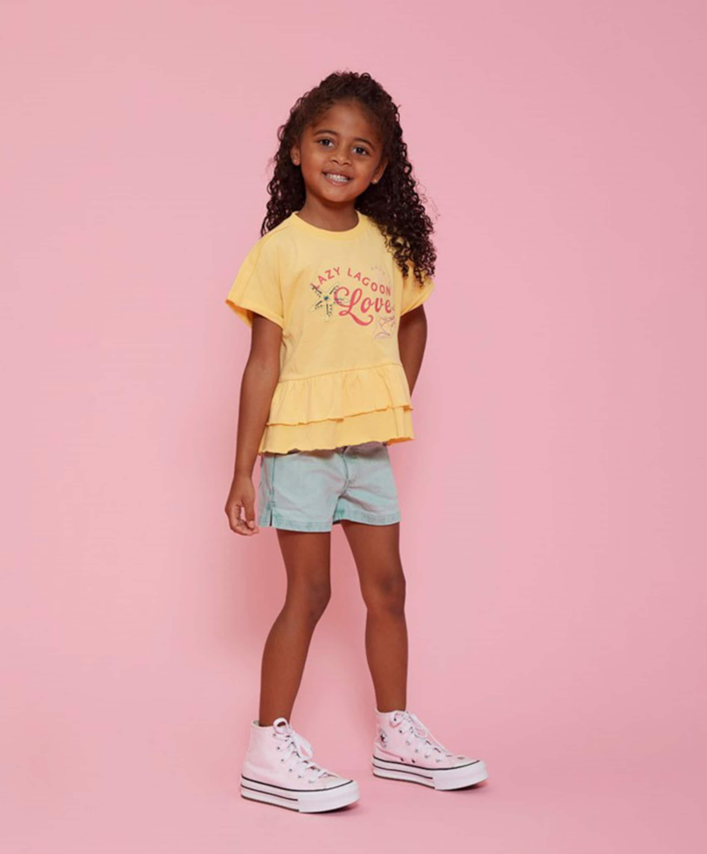 Jubel Meisjes T-shirt geel