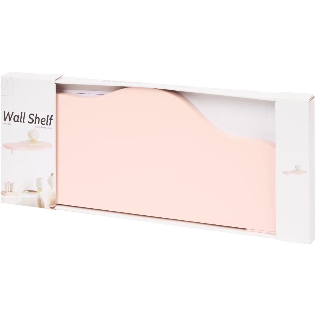 Wandplank in wolkenvorm 49,5 x 19,5 x 9 cm | diverse kleuren