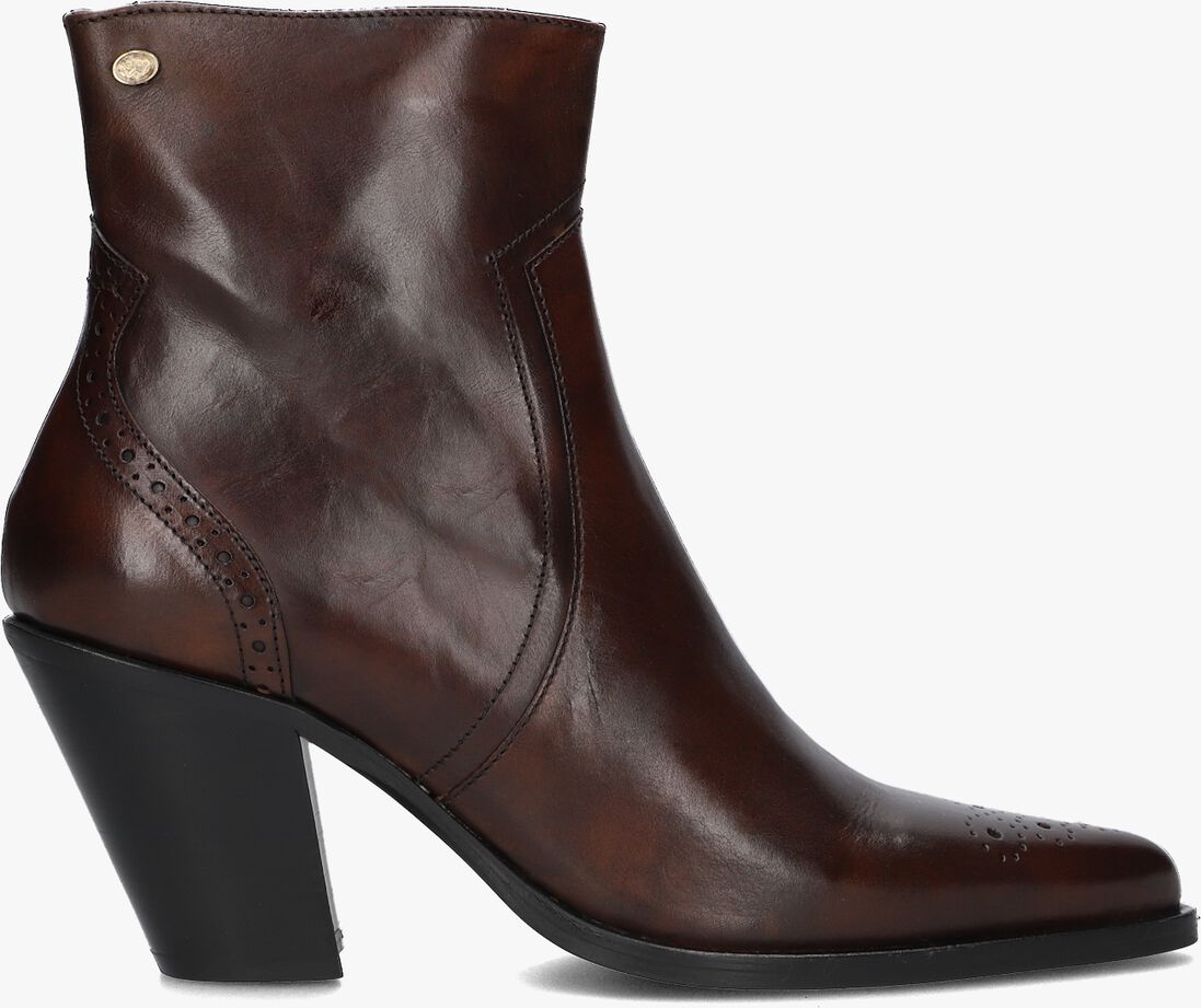 FRED DE LA BRETONIERE bruine fred de la bretoniere enkellaarsjes blaire ankle boot