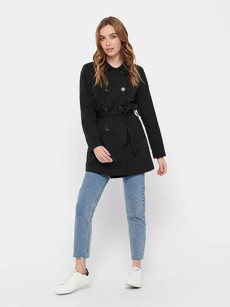 ONLY Trenchcoat ONLVALERIE  schwarz