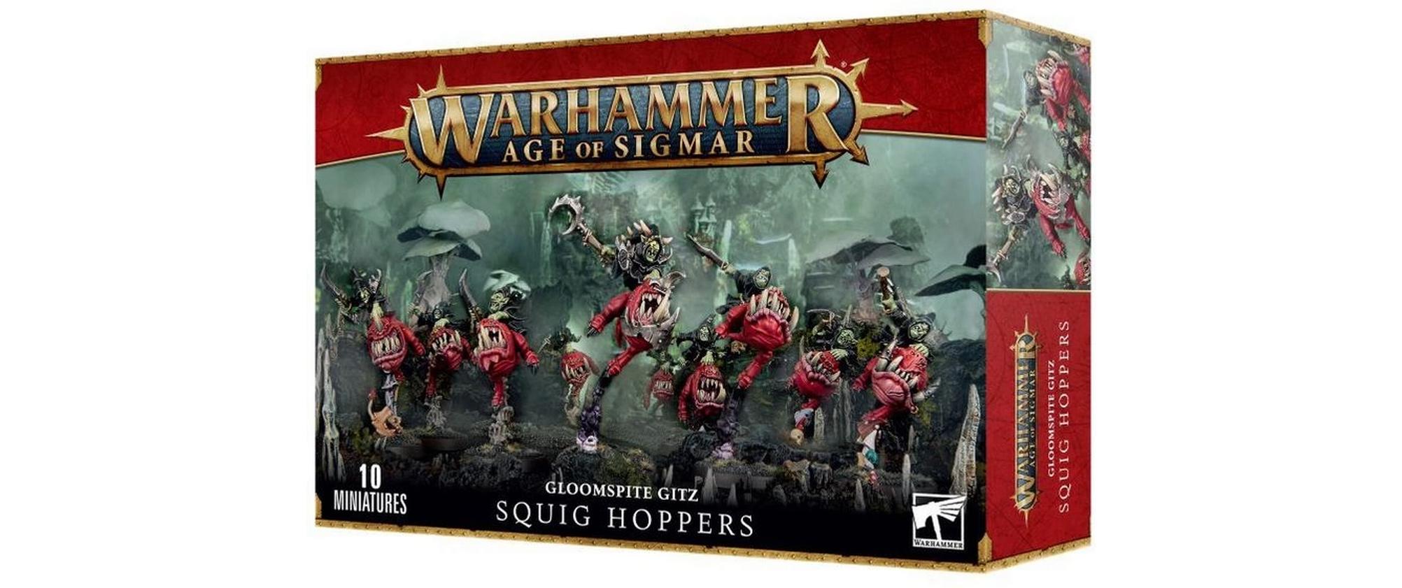 Figurenset Warhammer AoS Gloomspite Gitz Squig HoppersWarhammer Age of Sigmar Miniaturen Gloomspite Gitz Squig Hoppers
