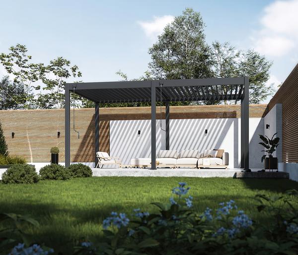 Weide Classic Pergola 3x5,3 Alu-Stahl, ca.