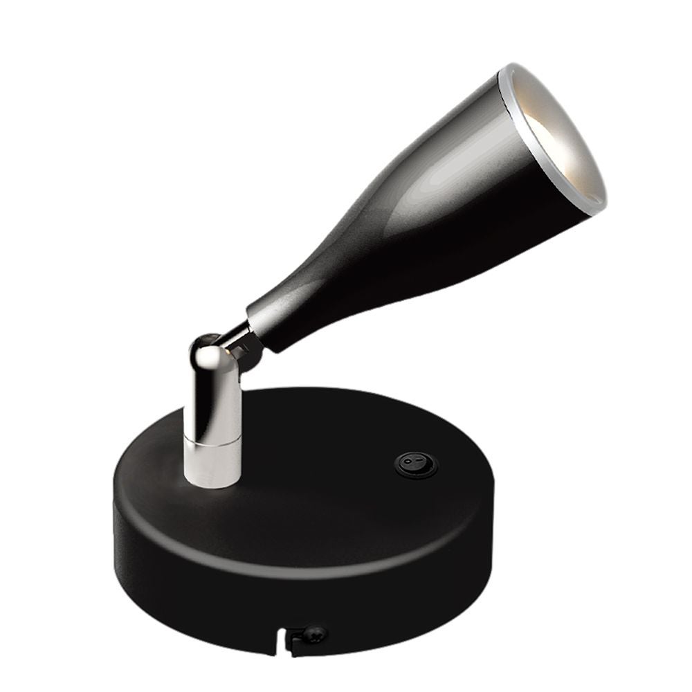 V-TAC VT-806-N - LED wandlampen - Zwart - Schakelaar - IP20 - 4,5W - 420 lumen - 3000K