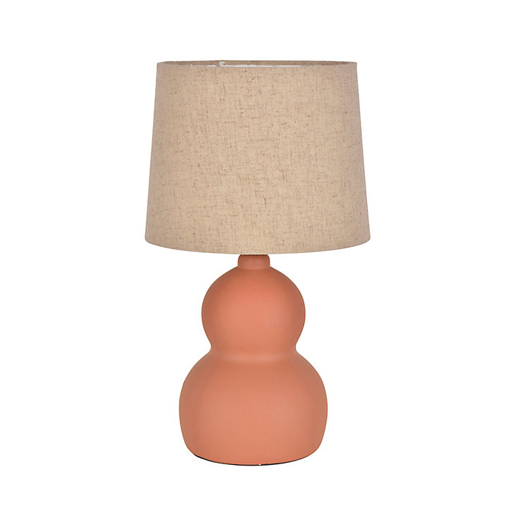 Lampe à poser Dryade IP20 E27 40W H.18 x Ø78 cm terracotta Corep