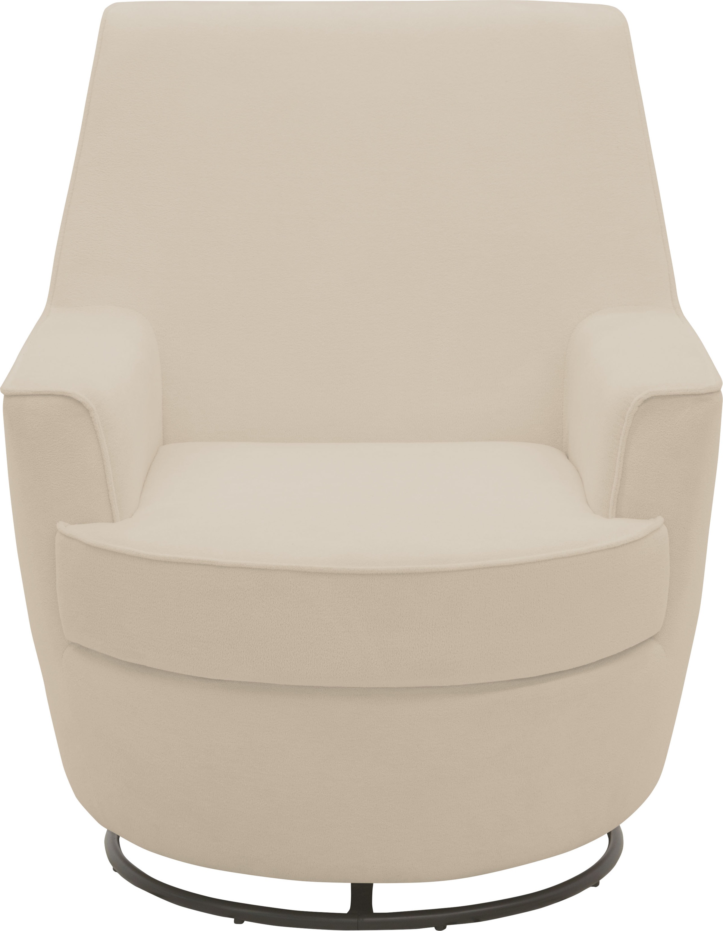 INOSIGN Drehsessel »HETTY, Drehsessel mit Wippfunktion und Hocker; Lesesessel, Armsessel« Set, 2 Stk. tlg. mit Dreh/Wippfunktion, mit Federkern, in Cord und Microfaser