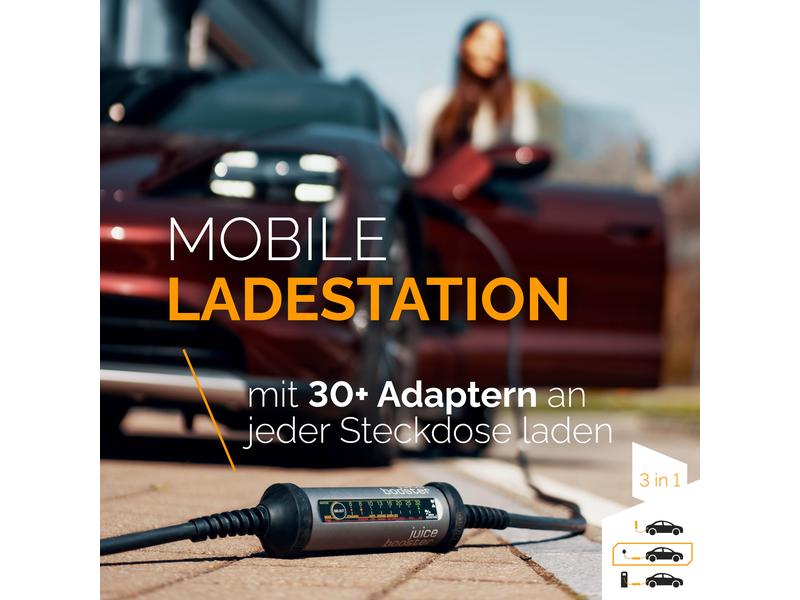 Juice Technology Mobile Wallbox JUICE BOOSTER 2 Basic Set E Die flexible 3-in-1-Ladelösung für Elektrofahrzeuge für zuhause oder unterwegs