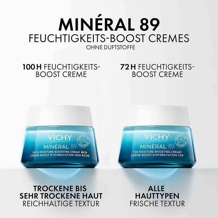 Vichy Mineral 89 Creme ohne Duftstoffe, 50 ml