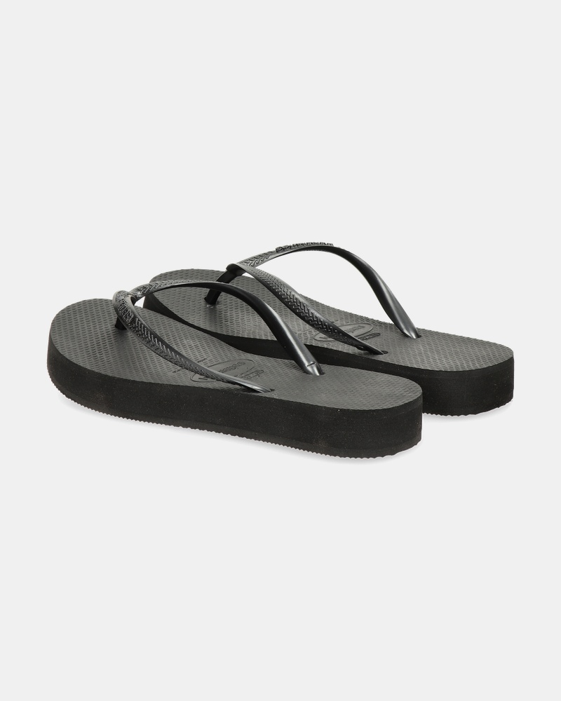 Havaianas Slim Flatform Slippers  - zwart