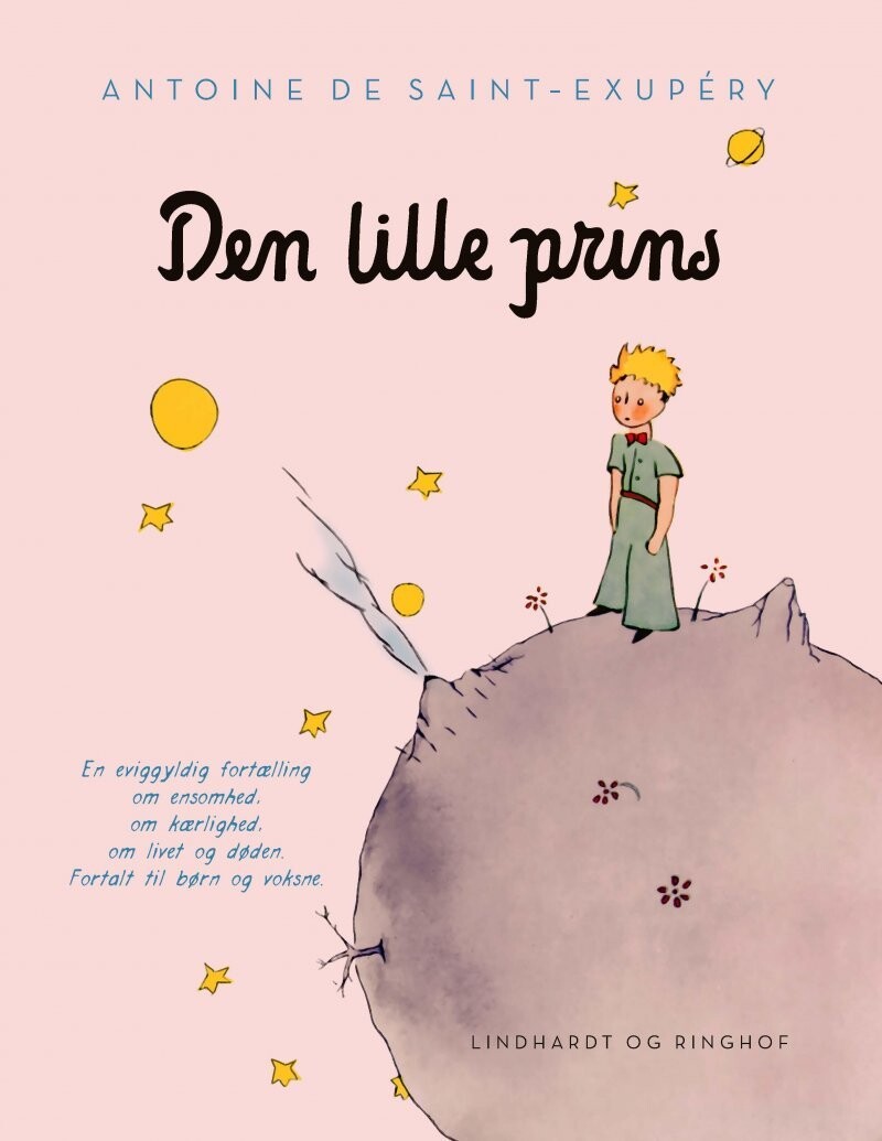 Den Lille Prins, Lyserød Hardback - Antoine De Saint-Exupéry - Bog