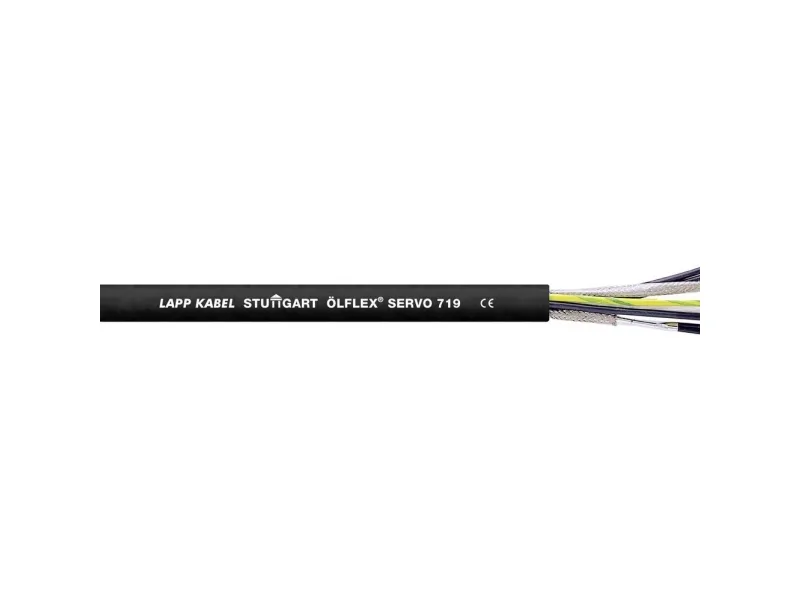 LAPP ÖLFLEX® SERVO 719 Servokabel 5 G 1,50 mm²   2 x 0,75 mm² Sort 1020061/500 500 m