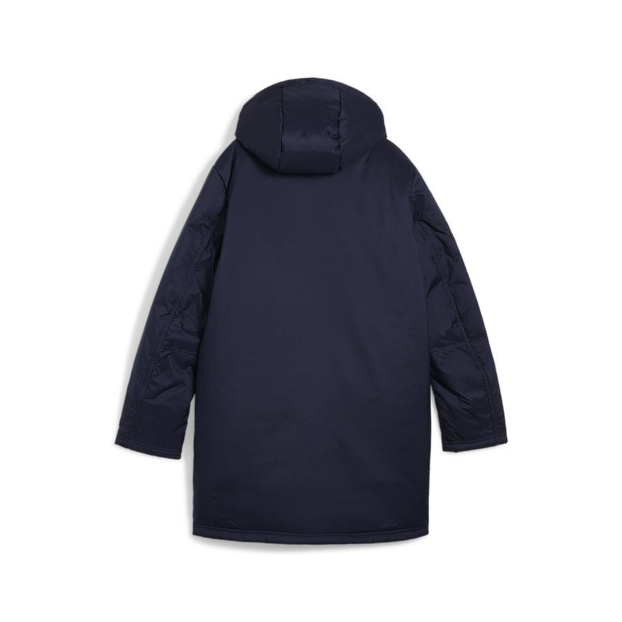 PUMA Manteau d'Hiver teamFINAL - Bleu Marine/Argenté Femme