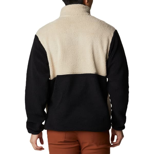 Sweat polaire COLUMBIA RUGGED RIDGE SHERPA HALF SNAP ANCIENT FOSSIL, BLACK