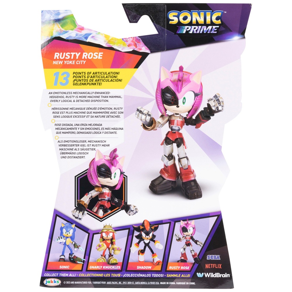 Sonic Prime 13 cm Figur - Rostige Rose