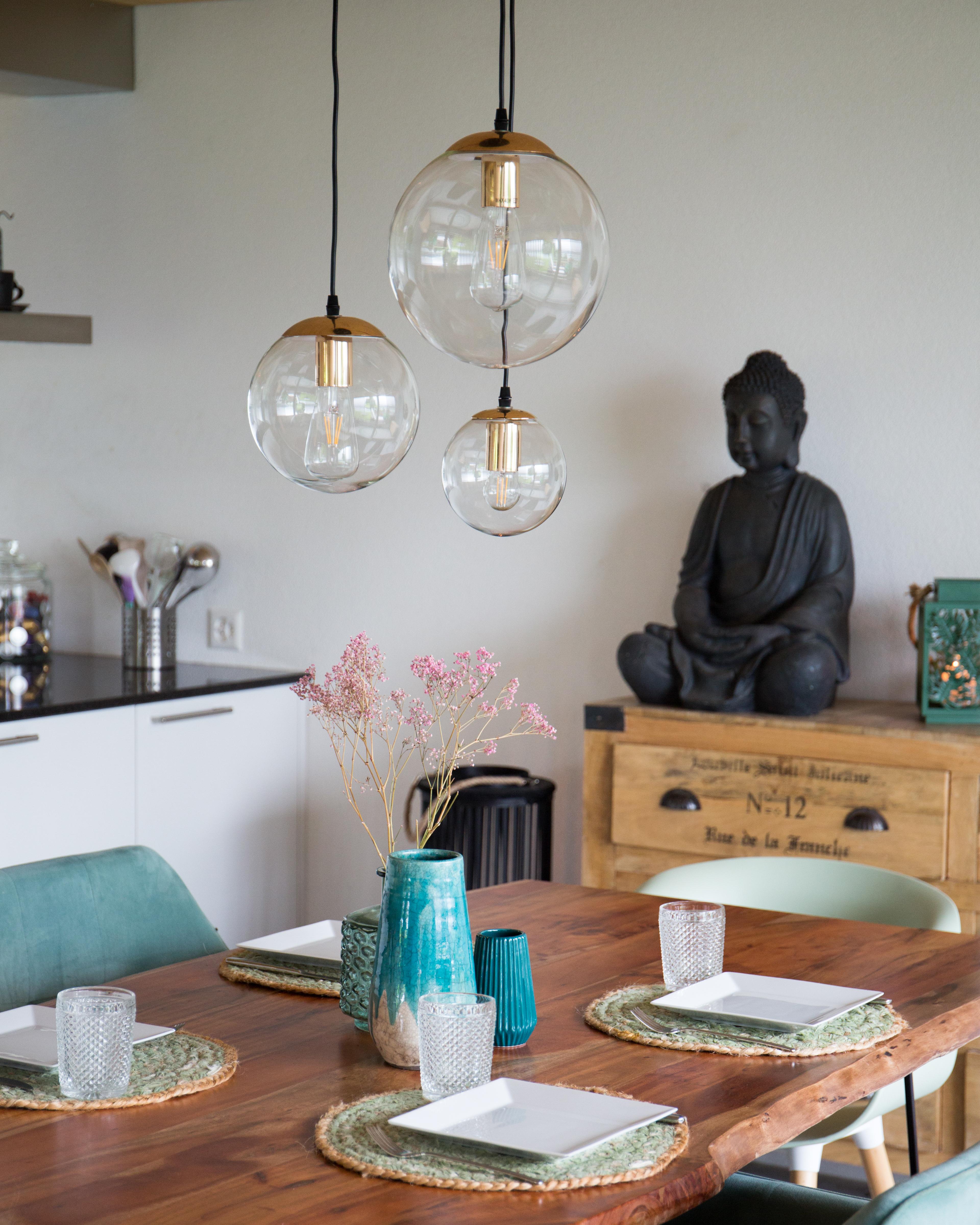 Hanglamp LADON Glas Transparant
