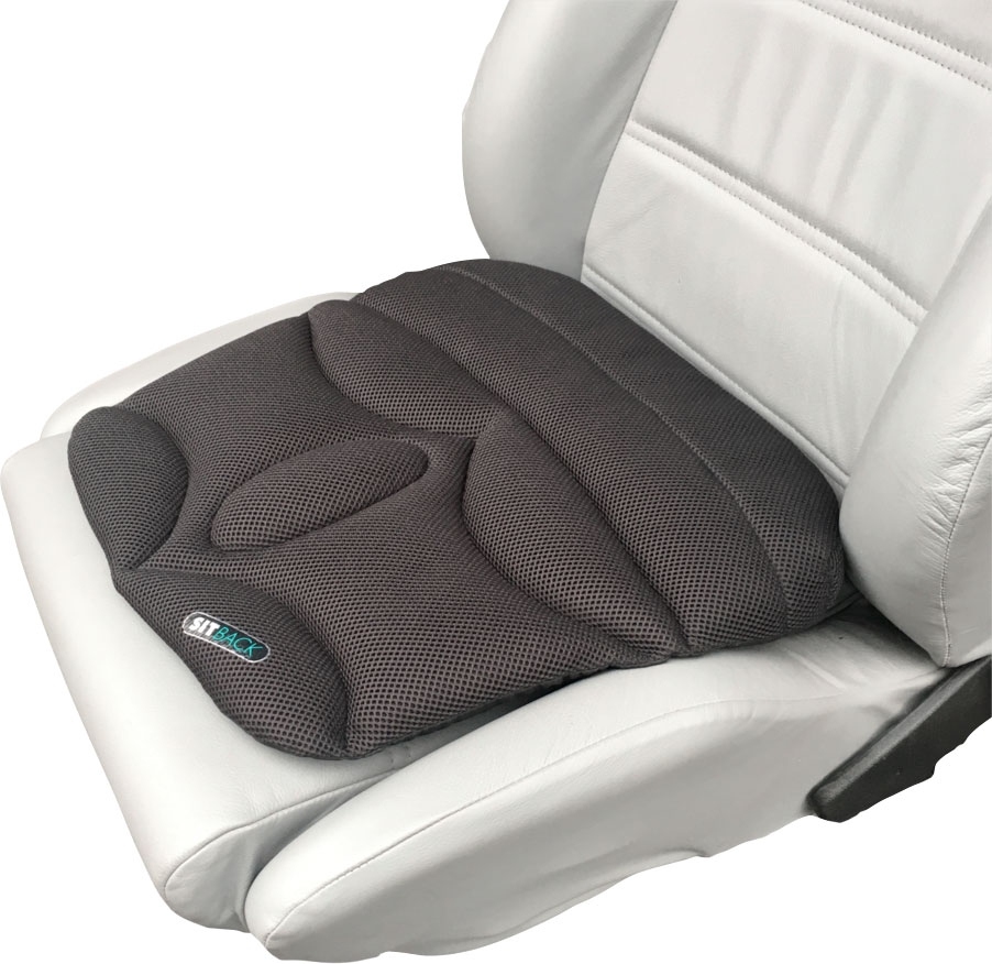 Sitback Basic small Fahrzeug Sitzkissen 31,5 x 42 cm 3D Black