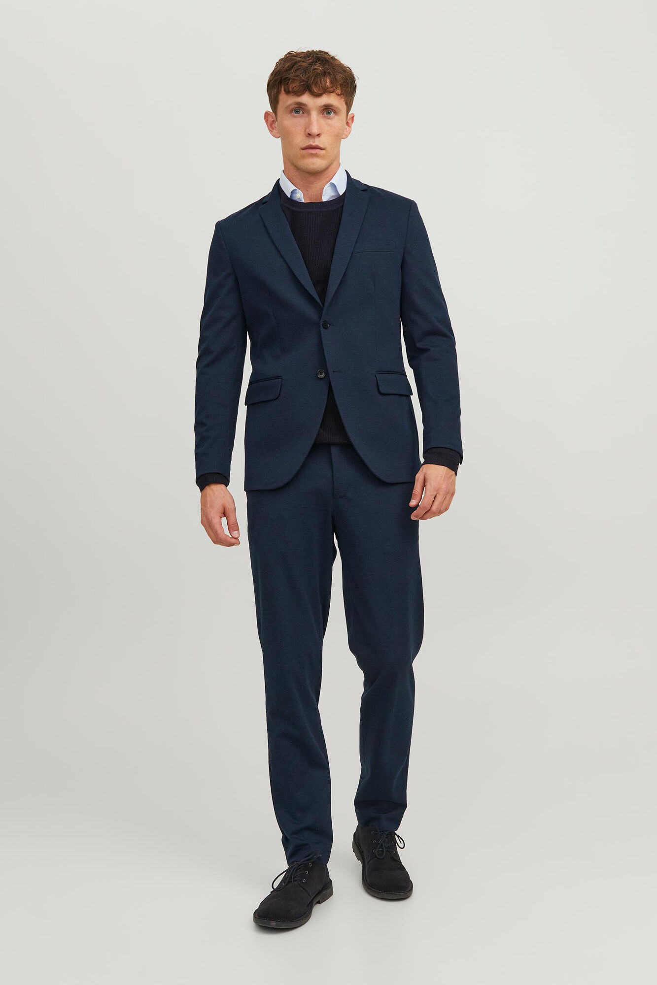 Blazer de corte justo com poliéster reciclado