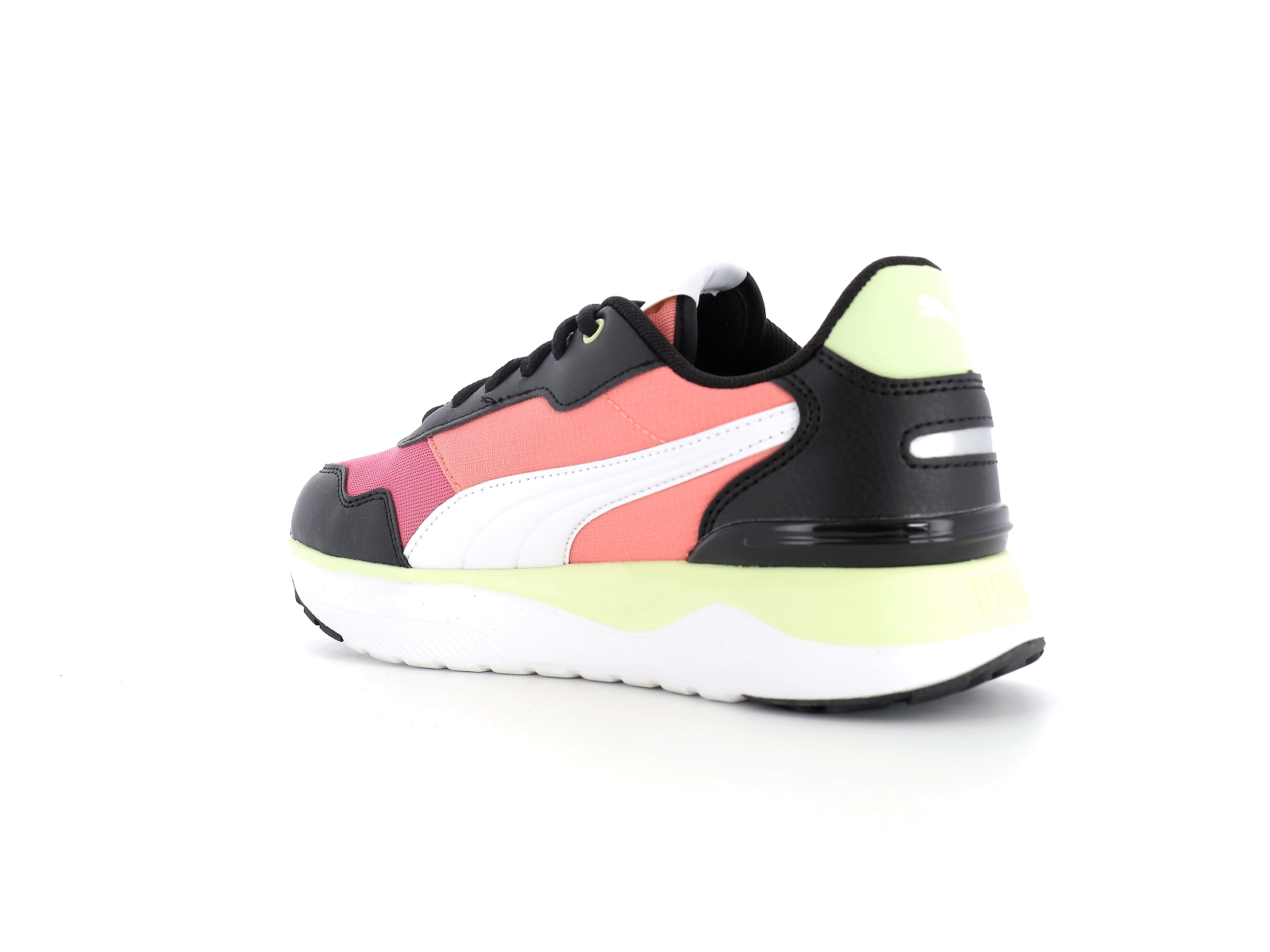 Puma-380729 Matières combinées Noir Rose
