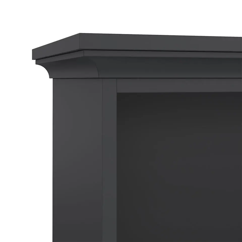 Hioshop Venedig wandkast 5 vakken mat grijs