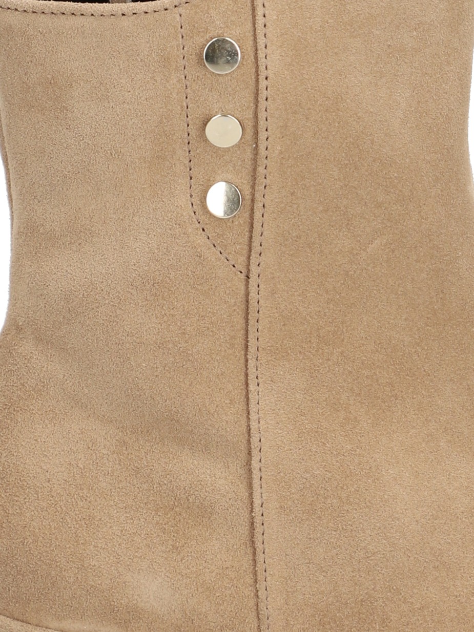 Veloursleder Stiefelette