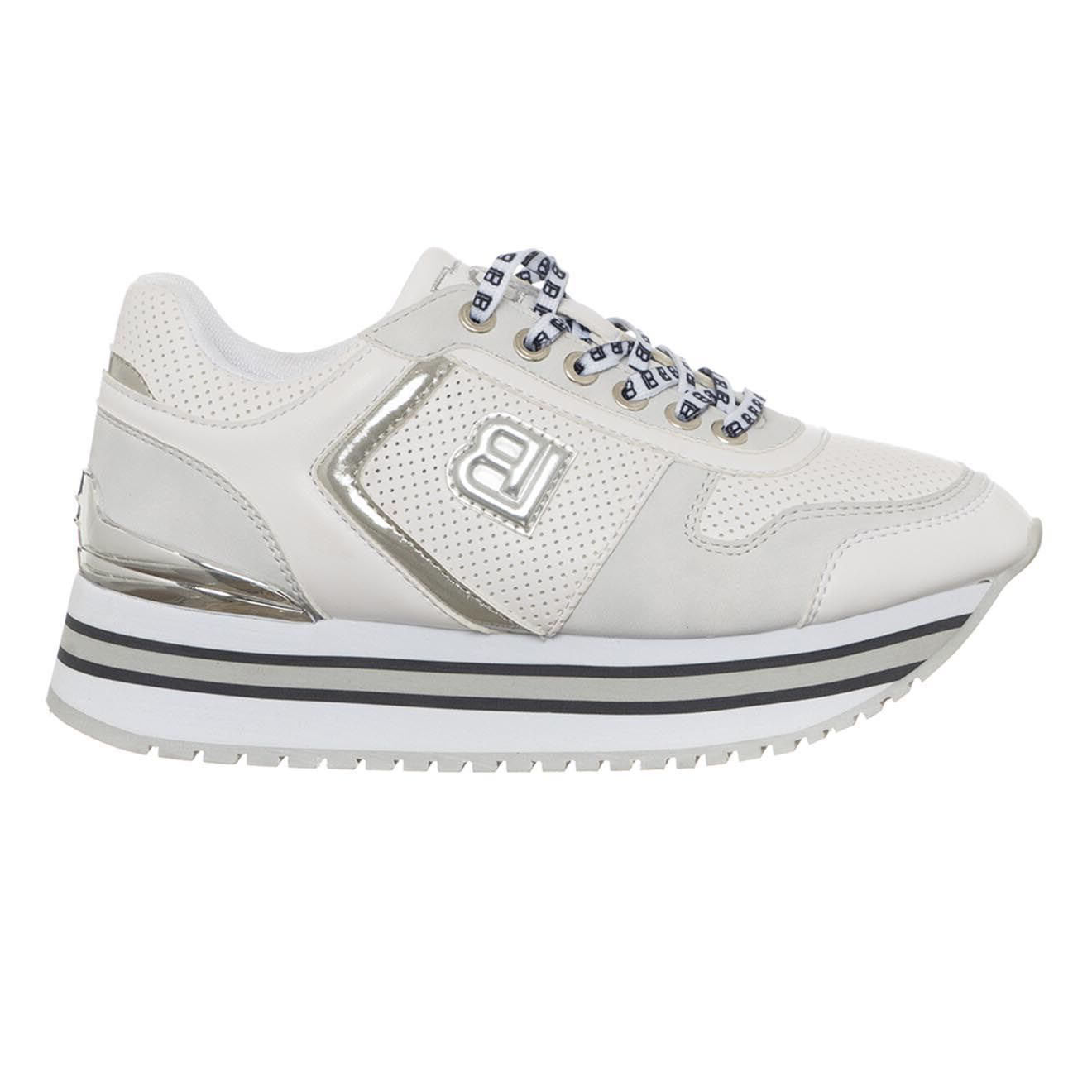 Laura Biagiotti Sneakers Auralia blanc/argenté
