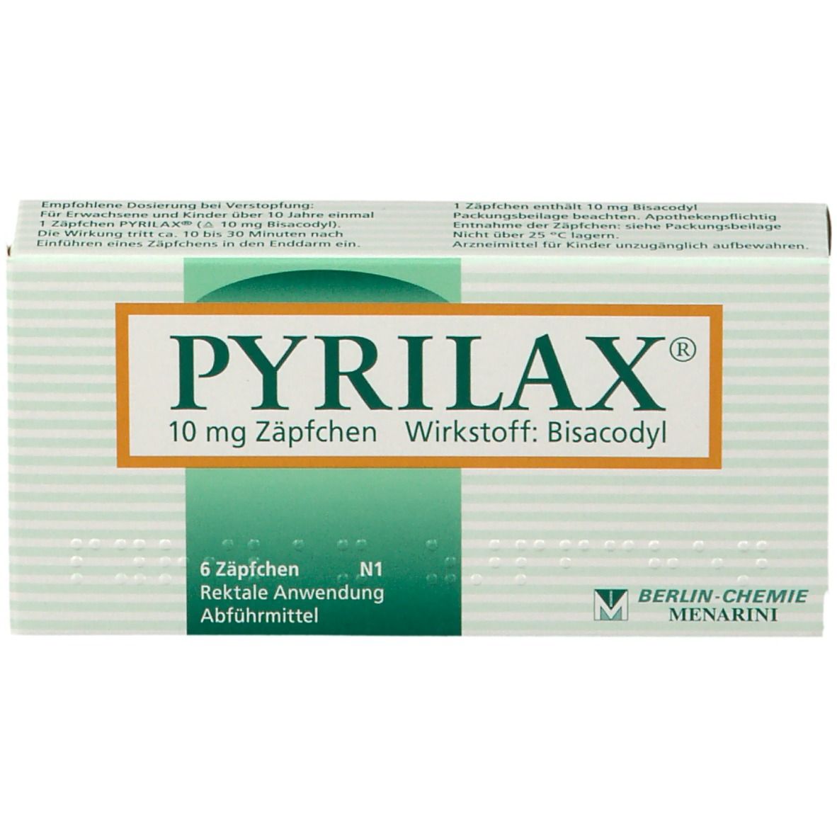 PYRILAX® 10 mg Zäpfchen