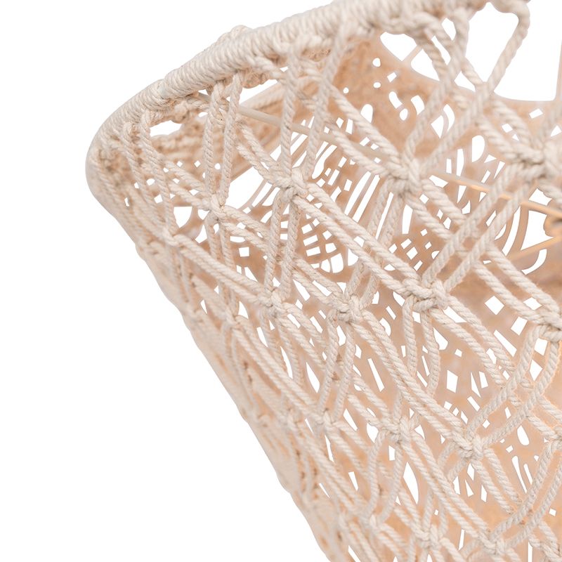 Landelijke hanglamp macramé 90 cm - Macra