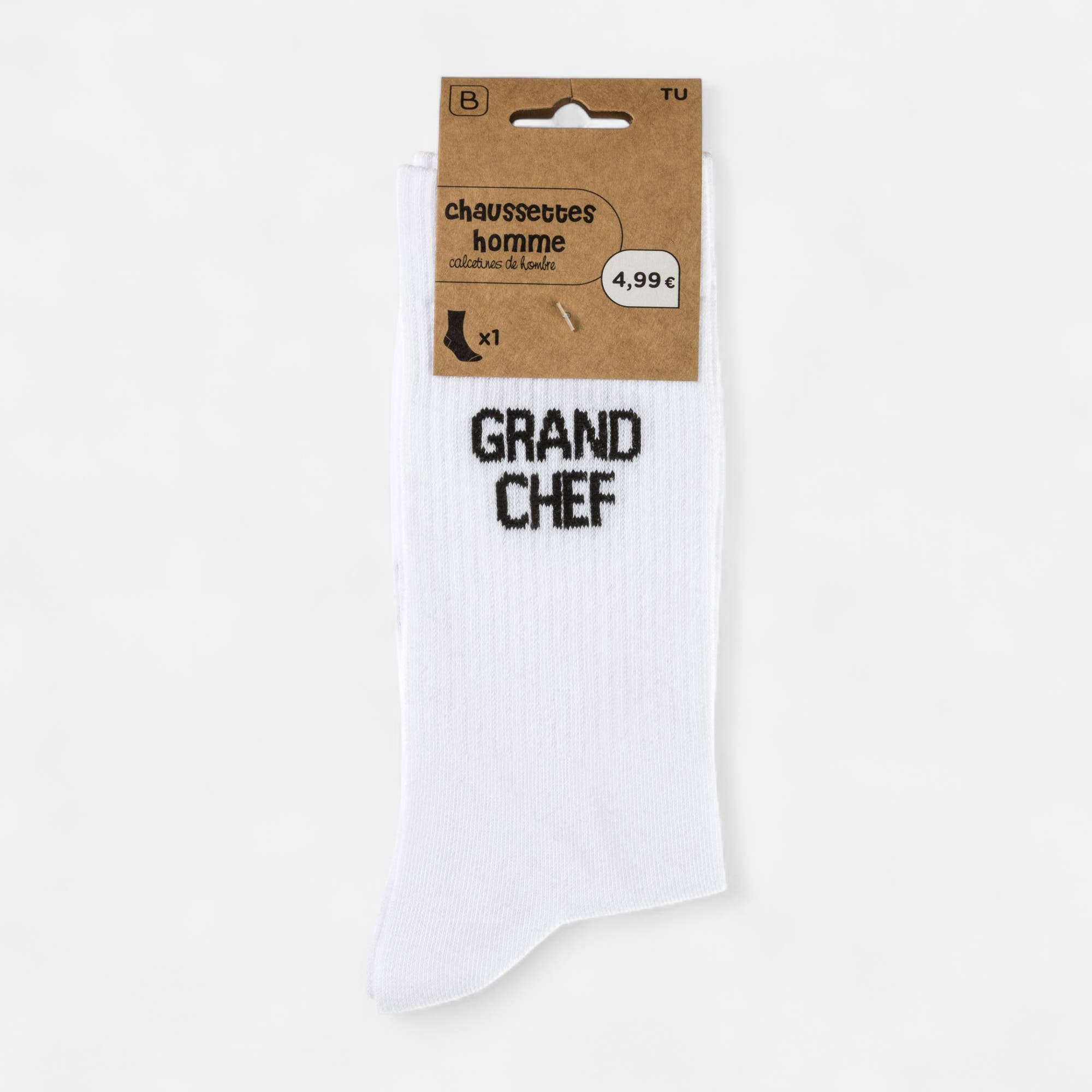 Chaussettes Homme blanc