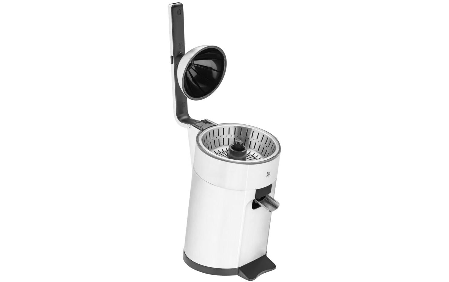 Zitruspresse Profi Plus Silber matt<br>Saftpresse mit universellen Entsafter-Presskegel