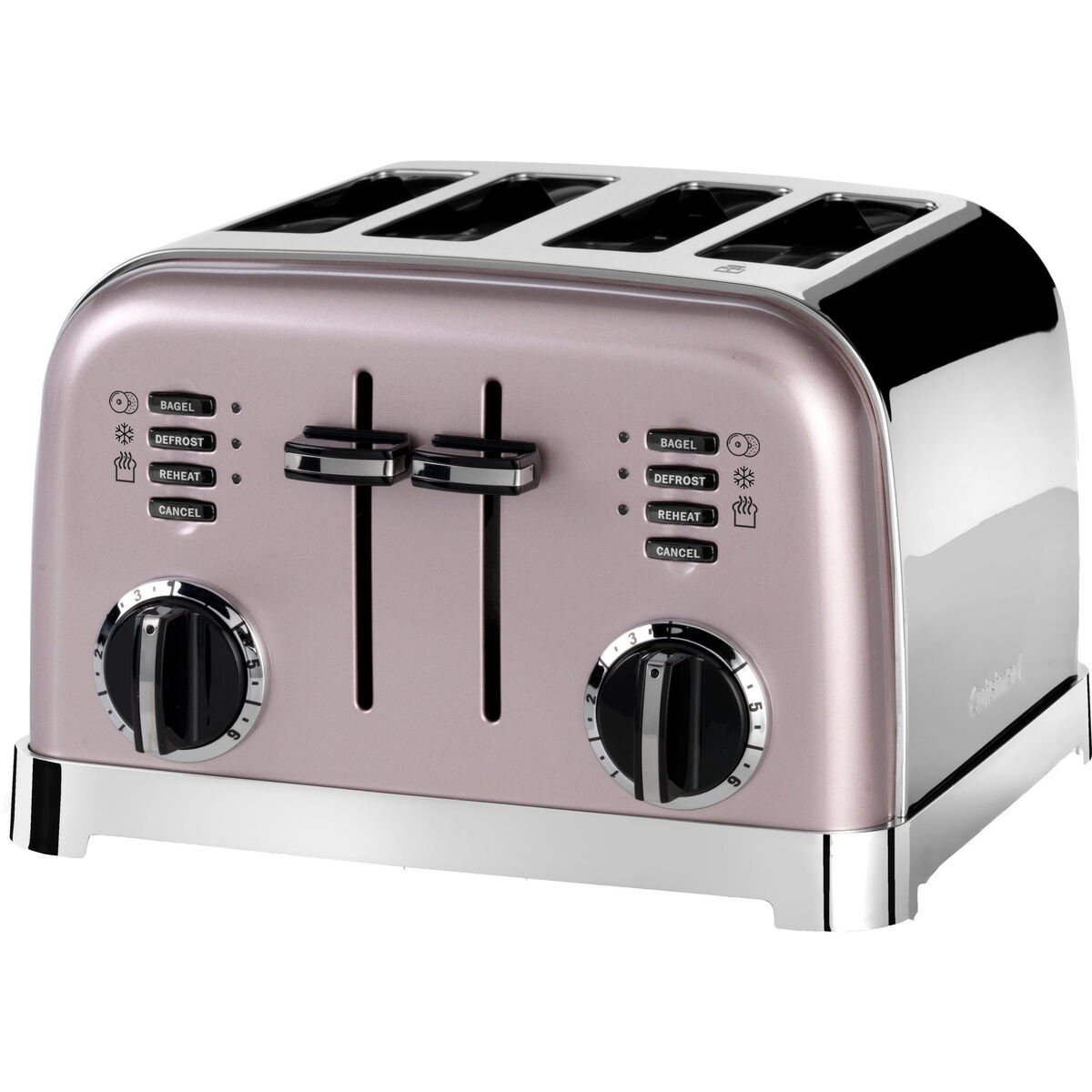 Brødrister 4 skiver Rosa