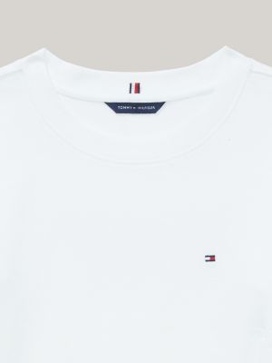 Camiseta de manga comprida com logo adaptável e modelagem slim.