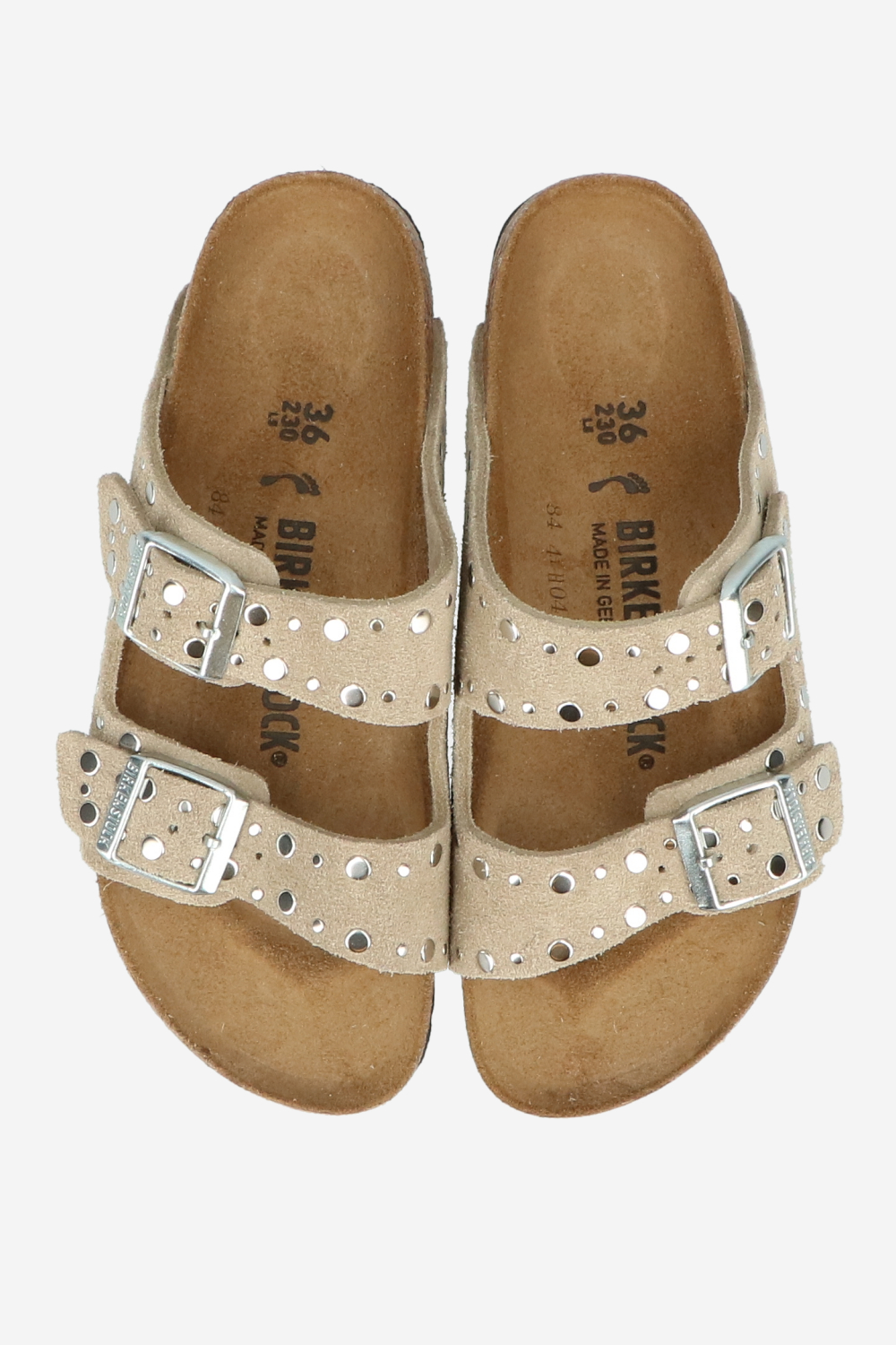 Arizona Rivet Border suede sandals