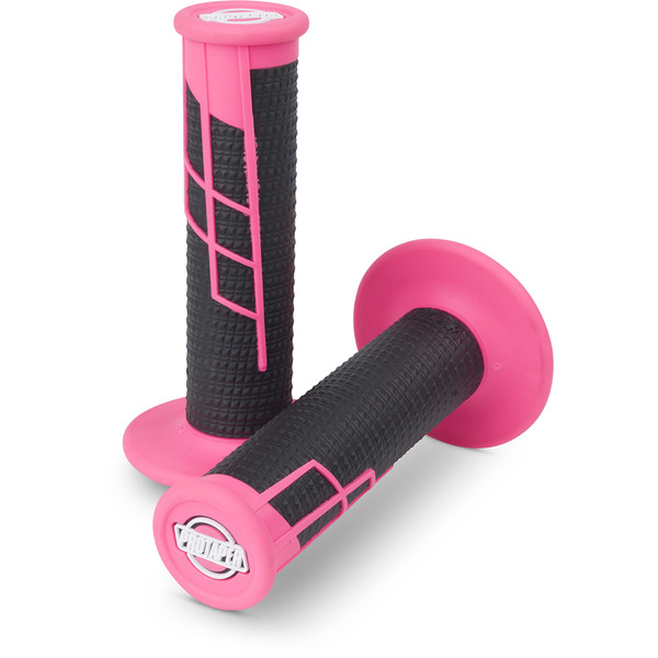 Pro Taper - Poignée Clamp-On Rose fluo / Noir