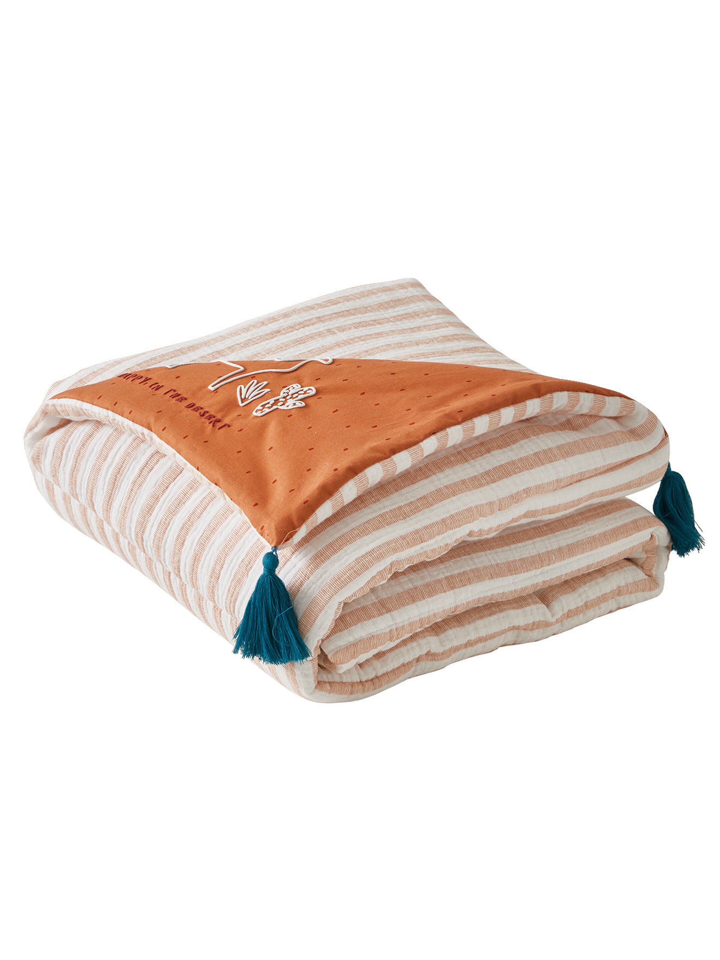 Vertbaudet Baby Spieldecke/ Laufstalleinlage WILD SAHARA wollweiß/beige