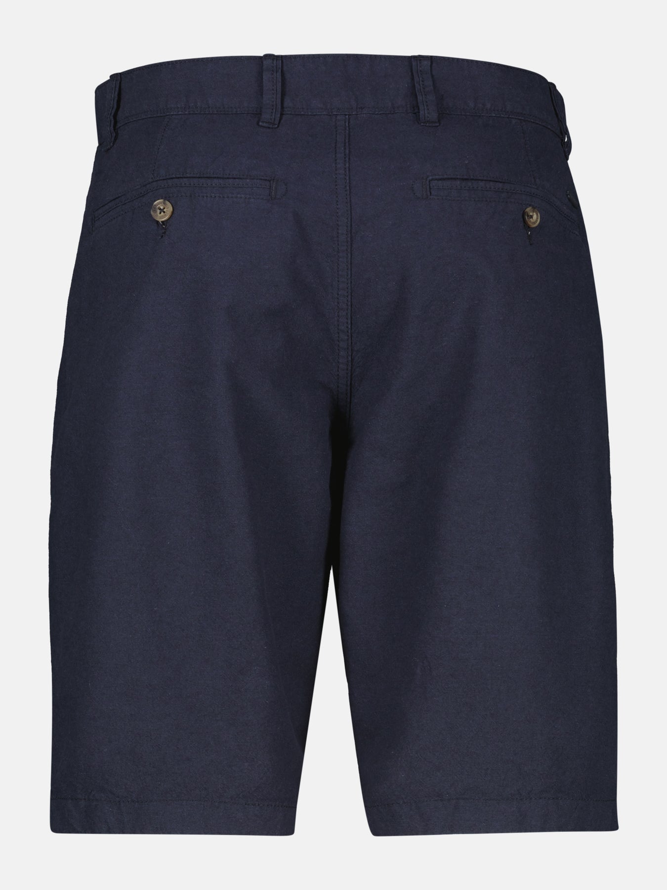 Chino-Bermuda mit Leinenanteil