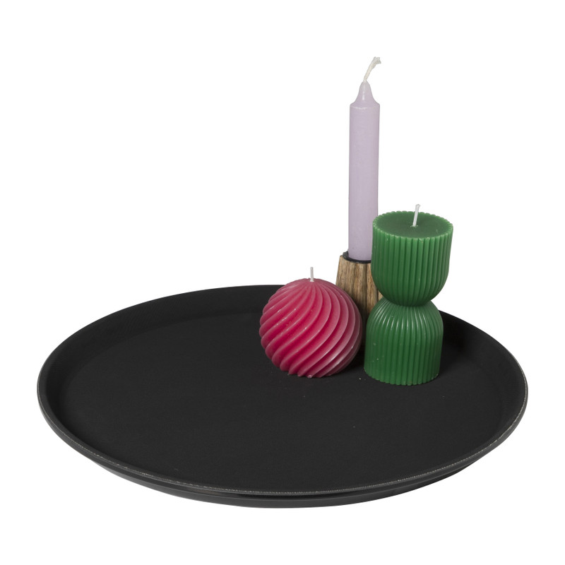 Dienblad rond - kunststof - ø35 cm