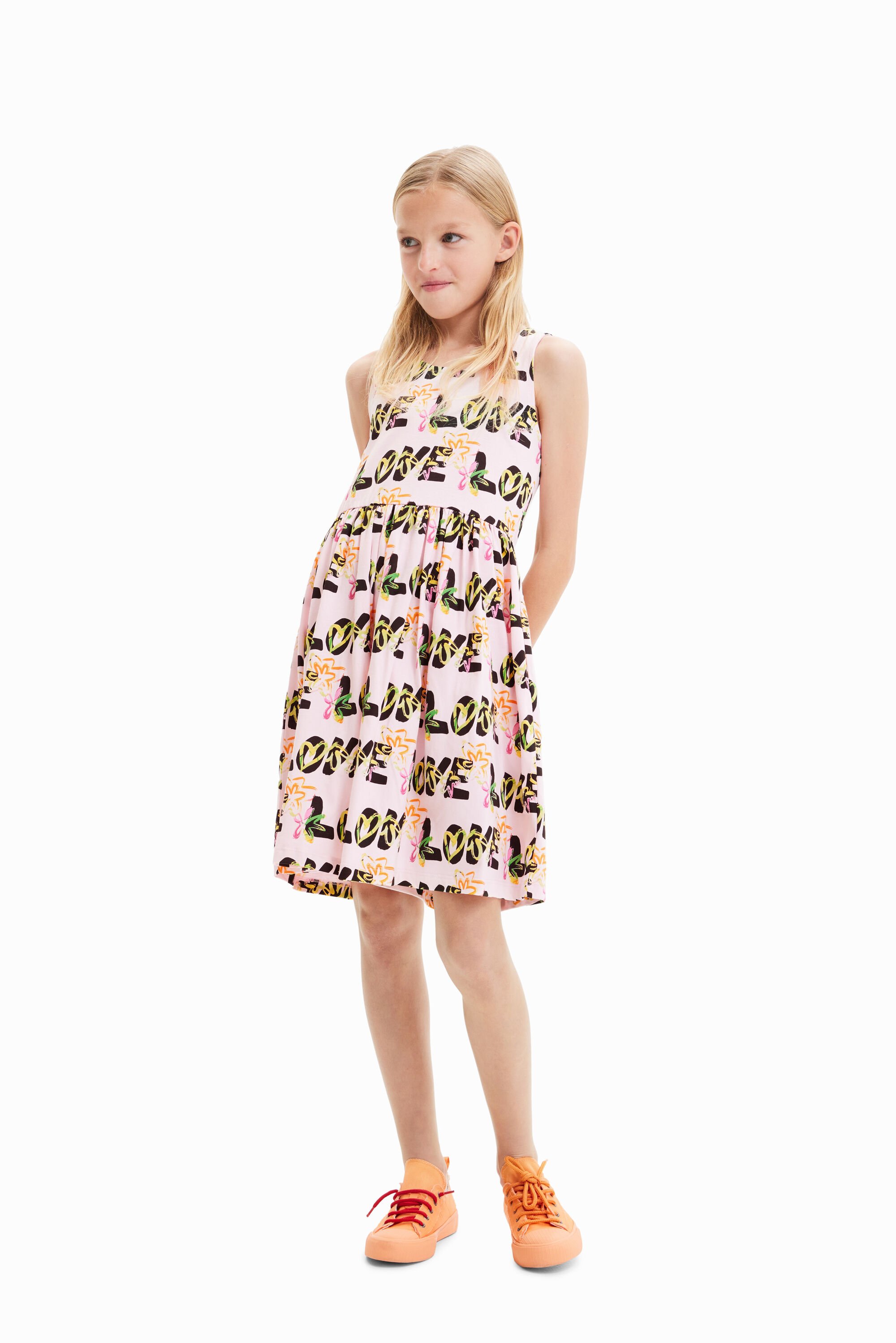 Robe sans manches Love