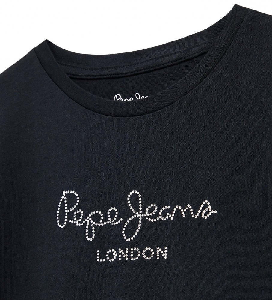Camiseta Pepe Jeans Nuria, preta