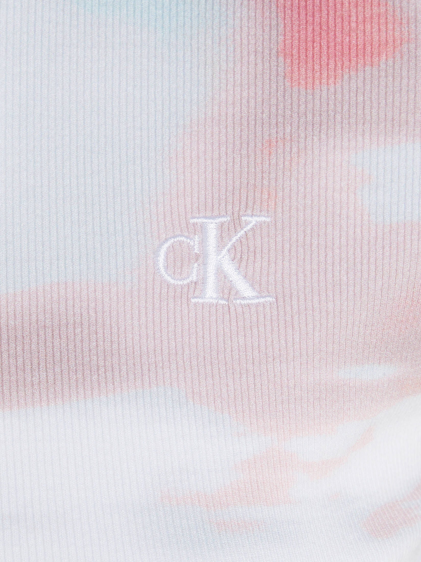 CALVIN KLEIN JEANS| Damen T-Shirt AOP RIB TEE