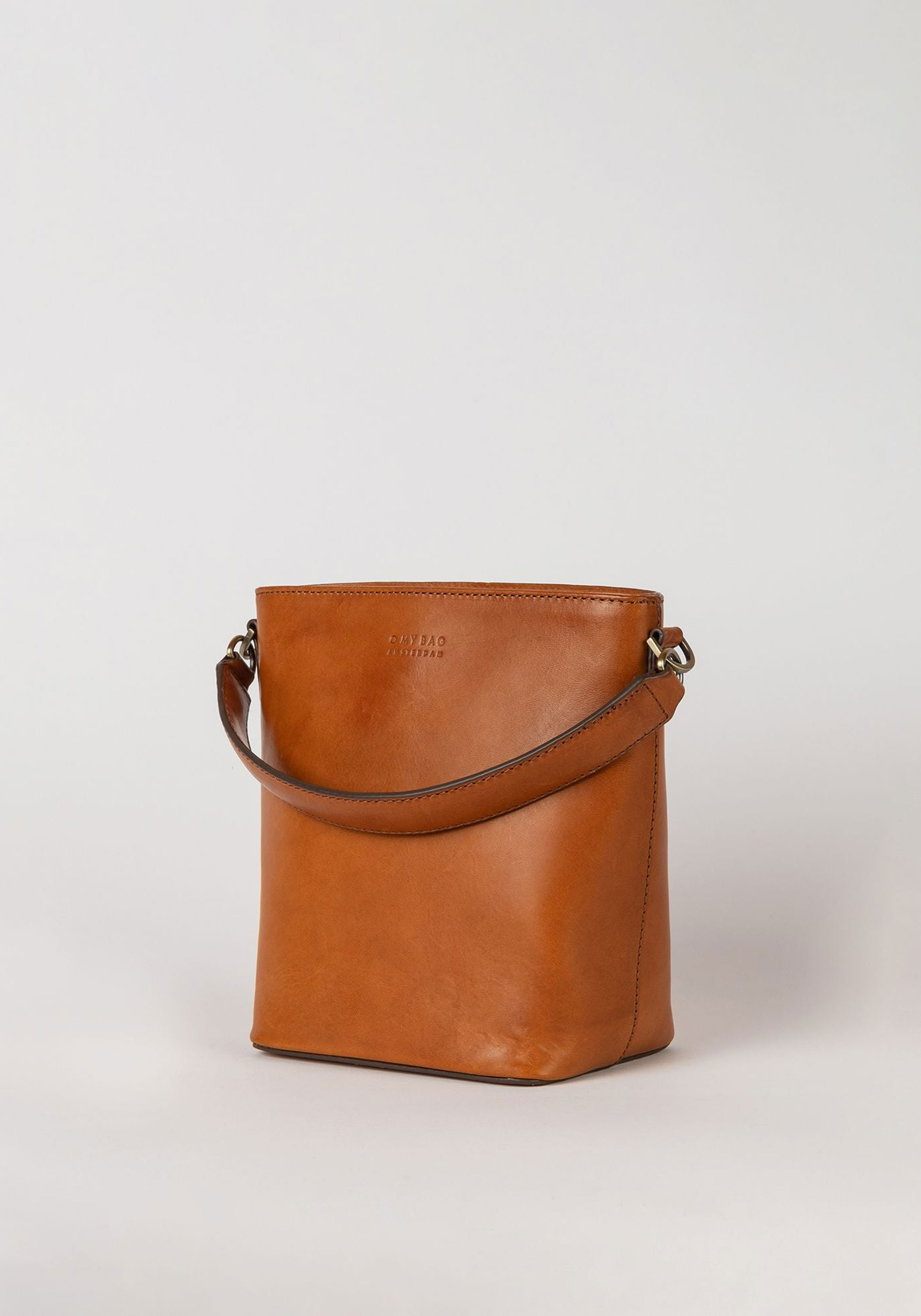 O My Bag Bucket Bag Bobbi Midi Classic Leather Cognac