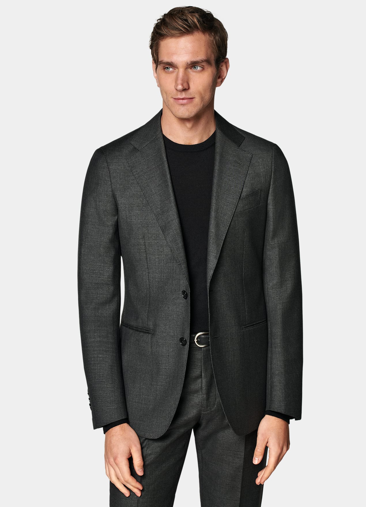 Veste de costume Havana coupe Tailored gris foncé