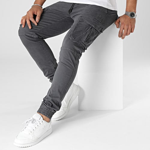 Pantalon Cargo Gris Anthracite