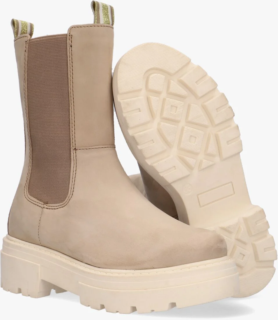 WYSH taupe wysh chelsea boots suzan