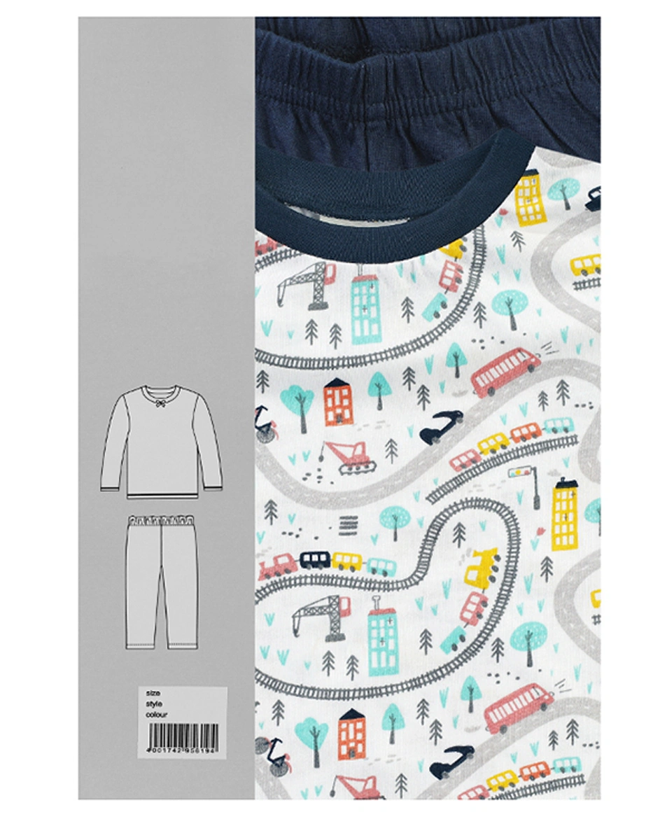 Schlafanzug URBAN kurz in navy