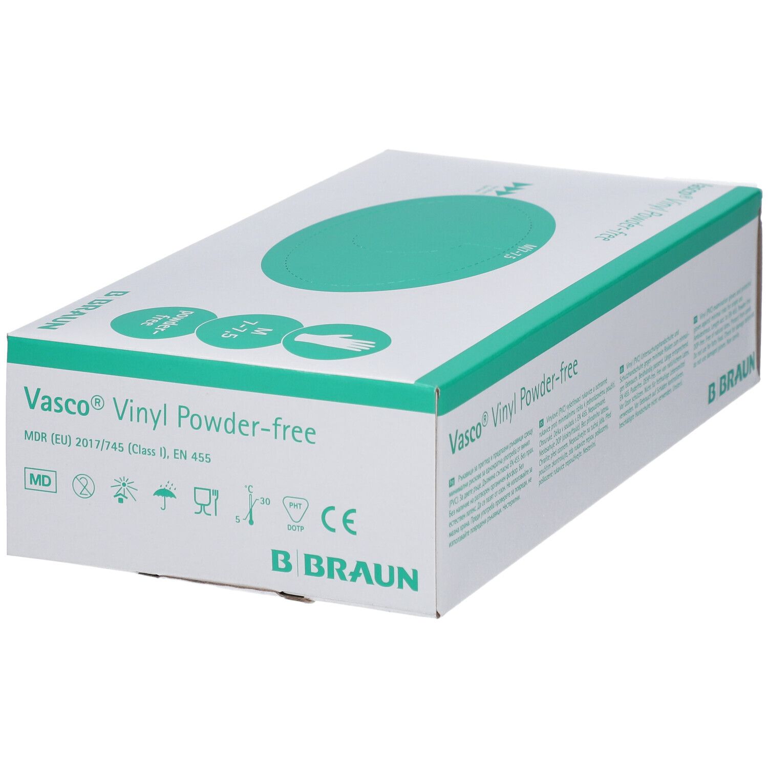 Vasco® Vinyl Handschuhe Gr. M unsteril