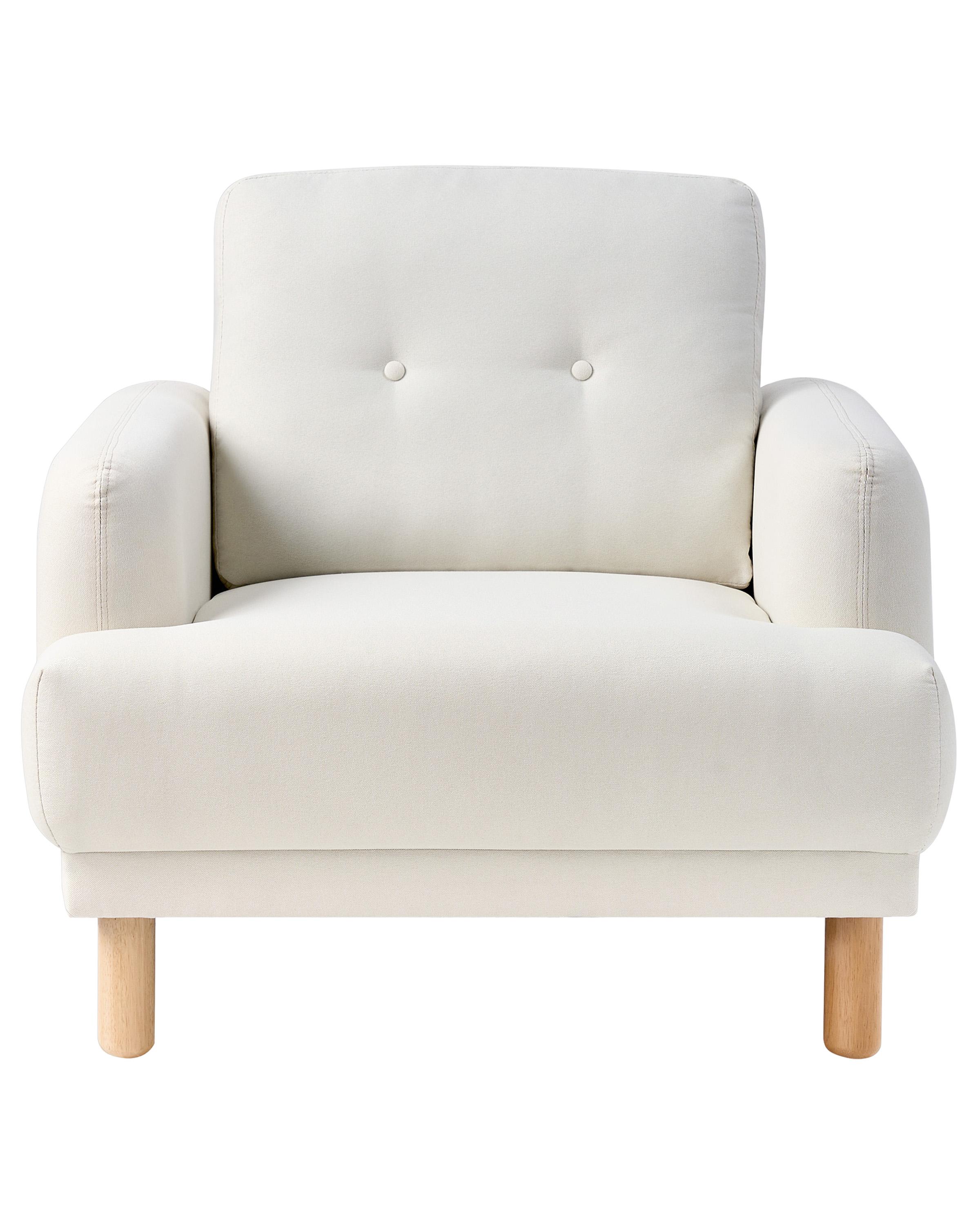 Fauteuil TUVE Stof Gebroken wit